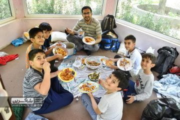 اردوی دو روزه آماده کردن غذا 12 کلم پلو شیرازی