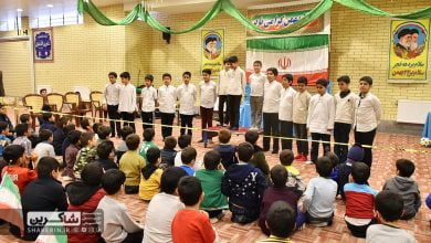 جشن دهه فجر 10 ایران, جشن, دانش‌آموز, دبستان, سالن اجتماعات, شادی, شاکرین, مدرسه